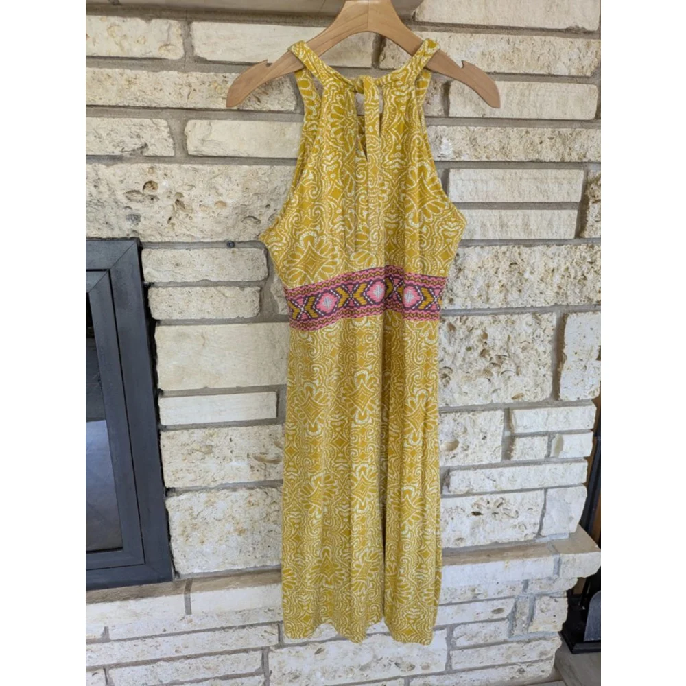 Women's Prana Dress Size Unspecified Yellow - Picture 2 of 4